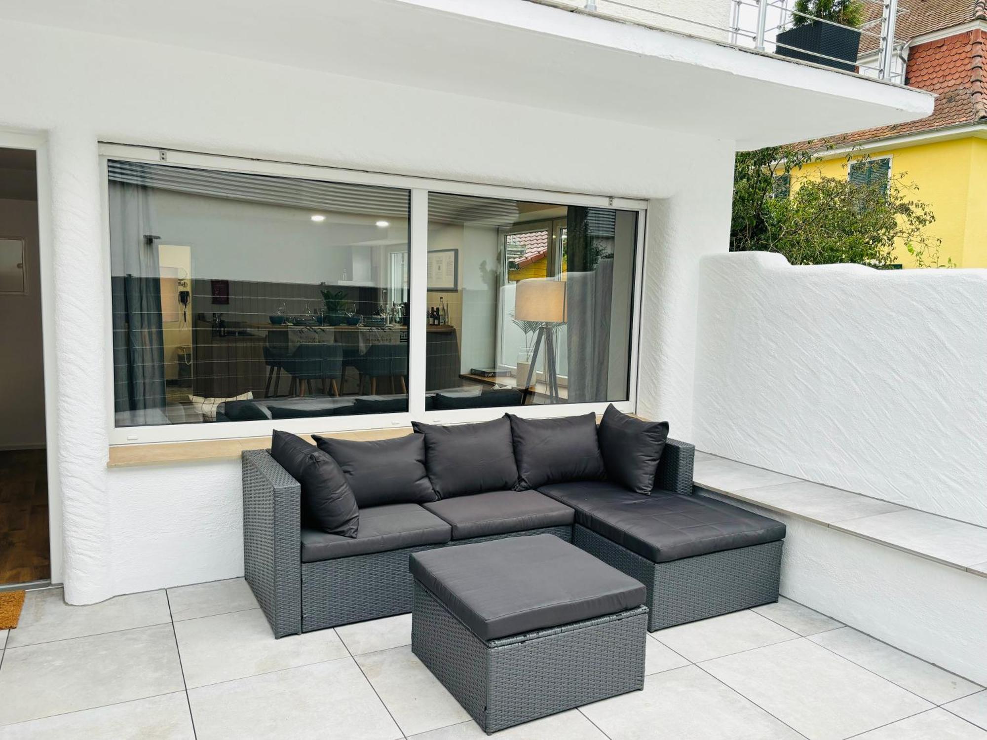 Jacuzzi Terrasse 55' Tv Kueche Regendusche Apartment Bad Bellingen Bagian luar foto
